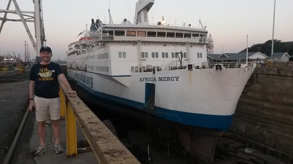 MV Africa Mercy in dry dock