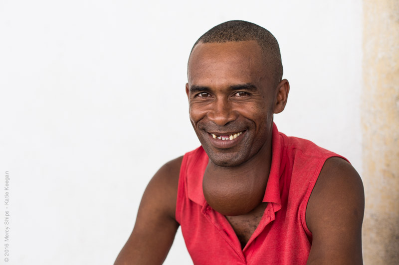 ©2016 Mercy Ships - Photo Credit Katie Keegan - Noely (MGC07175) before surgery
